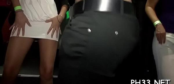 Cheeks in club screwed undress dancer